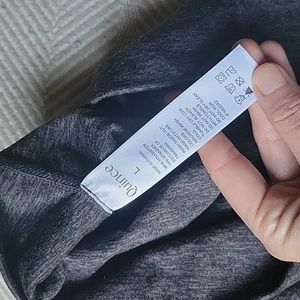 Quince ultrasoft performance leggings grey sz L